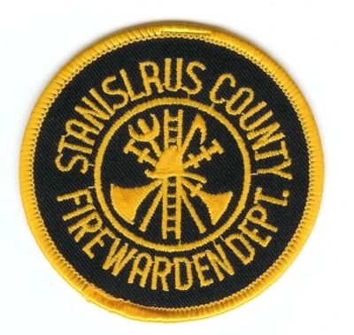 CALIFORNIA Stanislaus County Fire Warden
This patch is for trade
