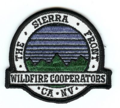 CALIFORNIA The Sierra Front CA-NV Wildfire Cooperators
This patch is for trade
