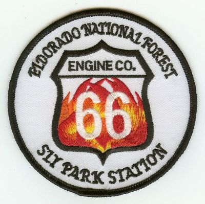 CALIFORNIA USFS Eldorado National Forest Sly Park Station E-66
This patch is for trade
