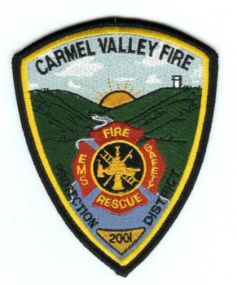 Carmel Valley (CA)
2011 Consolidated with Monterey County Regional Fire District
