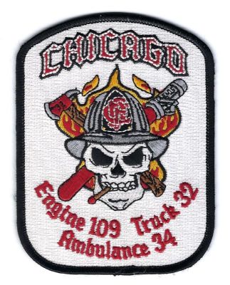 Chicago E-109 T-32 Ambulance-34 (IL)
