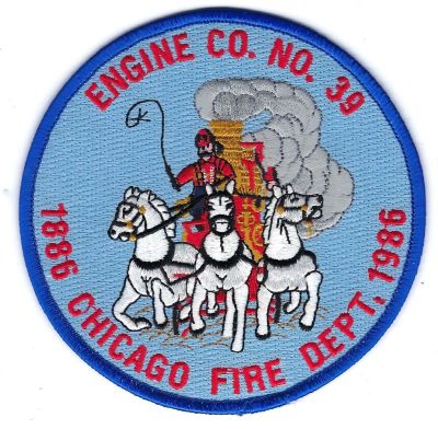 Chicago E-39 100th Anniversary 1886-1986 (IL)
