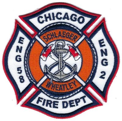 Chicago E-58 E-2 Schlaeger & Wheatley Fireboats (IL)
