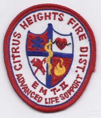 Citrus Heights EMT-II (CA)
Defunct - Now patch of Sacramento Metro Fire District
