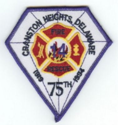 Cranston Heights Station 14 75th Anniv. 1919-1994 (DE)

