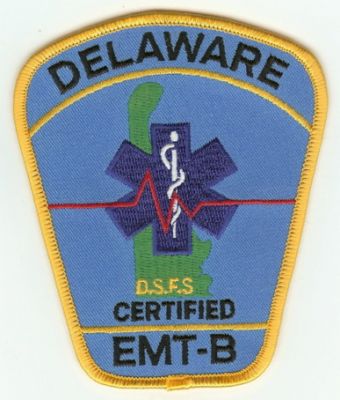 Delaware State Fire School Certified EMT-B (DE)
