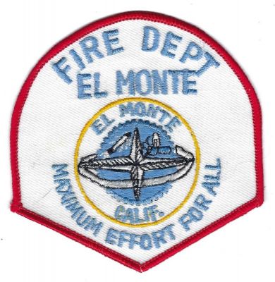 El Monte (CA)
Older Version - Defunct 1998 - Now part of Los Angeles County Fire Department
