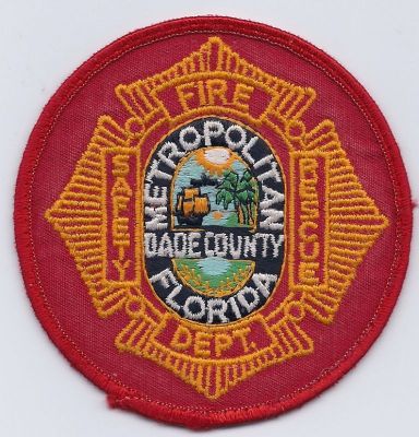 FLORIDA Metropolitan Dade County
This patch is for trade
