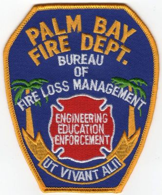 FLORIDA Palm Bay Bureau of Fire Loss Management
This patch is for trade
