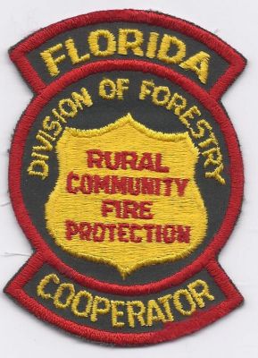 FLORIDA Florida Division of Forestry Rural Community Fire Protection Cooperator
This patch is for trade
