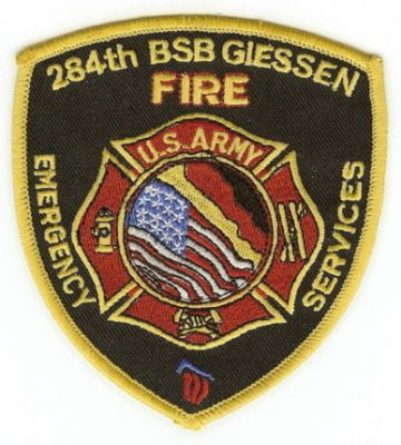 GERMANY Giessen US Army 284th BSB Base
