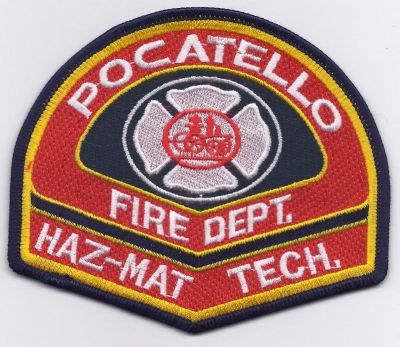 IDAHO Pocatello Haz Mat Tech.
This patch is for trade
