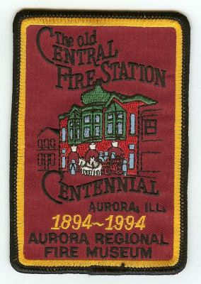 ILLINOIS Aurora Regional Fire Museum 100th Anniversary 1894-1994
This patch is for trade
