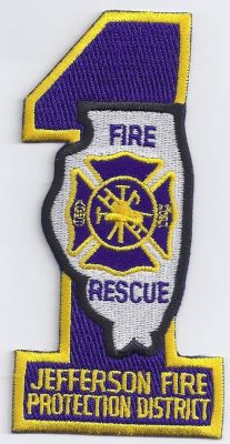 ILLINOIS Jefferson Fire Protection District #1
This patch is for trade
