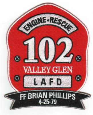 Los Angeles City Station 102 FF Brian Phillips Memorial (CA)
