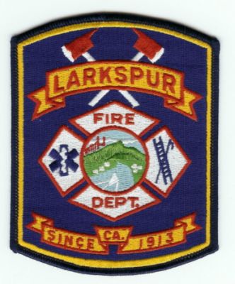 Larkspur (CA)
 Defunct 2018 - Now part of Central Marin Fire
