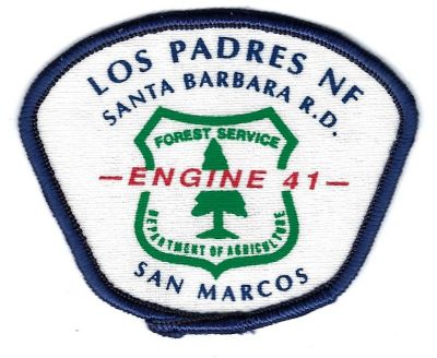Los Padres National Forest Santa Barbara Ranger District E-41 San Marcos (CA)

