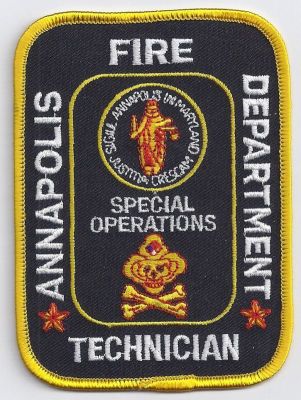 MARYLAND Annapolis Special Operations Technician
This patch is for trade
