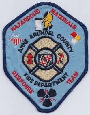 MARYLAND Anne Arundel County Haz Mat Response Team
This patch is for trade
