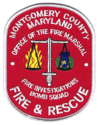 Montgomery County Fire Marshal Fire Investigations Bomb Squad (MD)
