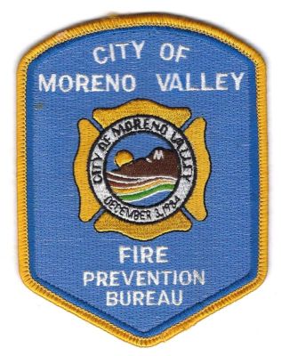 Moreno Valley Fire Prevention Bureau (CA)
