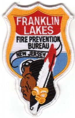 NEW JERSEY Franklin Lakes Fire Prevention Bureau
This patch is for trade
