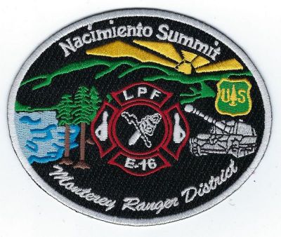 Nacimiento Summit Monterey Ranger District USFS E-16 Los Padres National Forest (CA)
