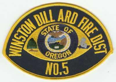 OREGON Winston Dillard Fire District 5
This patch is for trade
