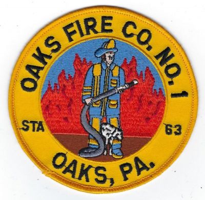 Oaks Fire Company 1 Station 63 (PA)
Defunct - Now part of Black Rock FC - Older Version with Dog
