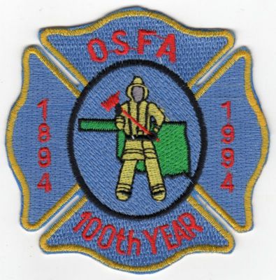 Oklahoma State Firefighters Association 100th Year 1894-1994 (OK)
