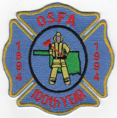 Oklahoma State Firefighters Association 100th Year 1894-1994 (OK)
