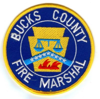 PENNSYLVANIA Bucks County Fire Marshal
This patch is for trade
