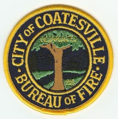 PENNSYLVANIA  Coatesville Bureau of Fire
This patch is for trade
