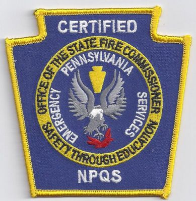 Pennsylvania State Fire Academy National Professional Qualifications System (PA)
