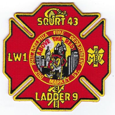 Philadelphia SQ-43 L-9 LW-1 M-7 (PA)
