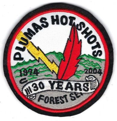 Plumas National Forest USFS Hot Shots 30th Anniversary 1974-2004 (CA)
