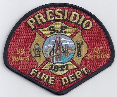 Presidio National Park Service (CA)
 Defunct 2010 - Now part of San Francisco Fire Department
