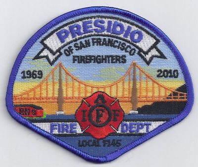 Presidio National Park Service IAFF L-F145 (CA)
 Defunct 2010 - Now part of San Francisco Fire Department

