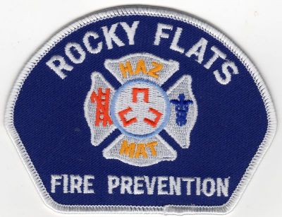 Rocky Flats 5 Fire Prevention EG&G DOE 1990-95 (CO)
