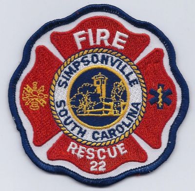 SOUTH CAROLINA Simpsonville
This patch is for trade
