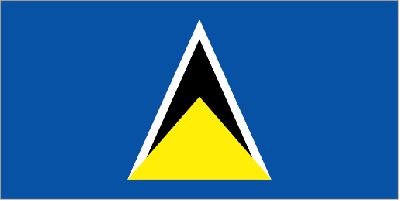 SAINT LUCIA * FLAG
