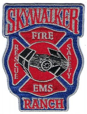 Skywalker Ranch (CA)
Novelty Patch
