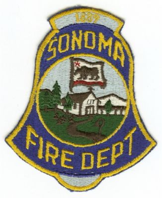 Sonoma (CA)
Defunct - Older Version 1889 Date - Now part of Sonoma Valley Fire Rescue Authority
