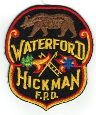 Waterford Hickman (CA)
Defunct 1995 - Now part of Stanislaus Consolidated FPD
