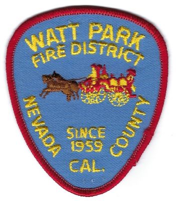 Watt Park (CA)
Defunct 1998 - Older Version  Now part of Nevada County Consolidated FPD
