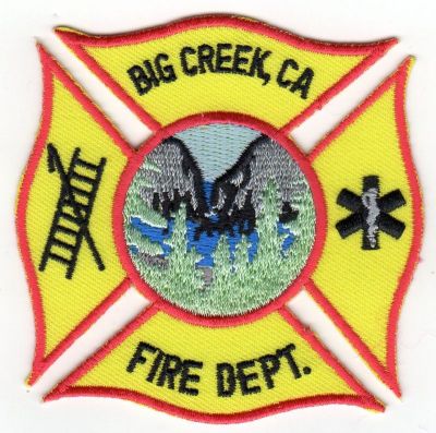 CALIFORNIA Big Creek
This patch is for trade
