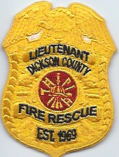 dickson county fire rescue - lieutenant - hat patch ( TN )
