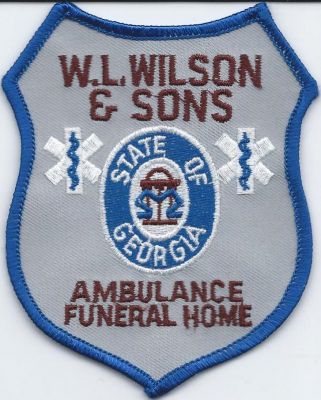 W. L. Wilson & Sons ambulance - funeral home - catoosa co. ( GA )
