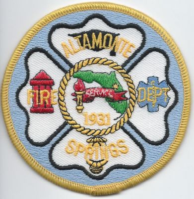 altamonte springs fire dept - seminole county ( FL ) V-4
