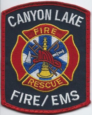 canyon lake fire - ems , comal county ( TX ) CURRENT
many thanks to canyon lake fire - ems for the trade.
